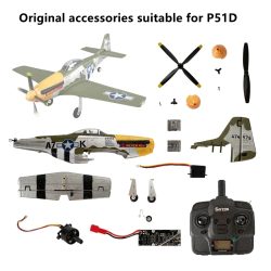 WLTOYS P51D Ferngesteuertes Flugzeug Ersatzteile Segelflugzeug Original Zubehör RC Flugzeug Räder Motoren Rumpf Flügel