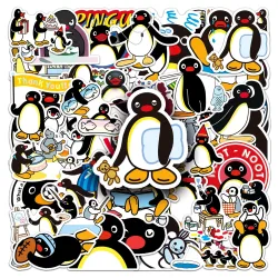 50 Stück süße Pingu-Aufkleber Pingu DIY-Aufkleber Scrapbooking Telefon Gepäck Skateboard wasserdichte Aufkleber