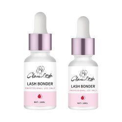 GLAMLASH 10 ml/15 ml Super Bonder Fixiermittel für Wimpernverlängerungen, Grundierung für Wimpern, Kleber, Hilfskleber für Wimpern