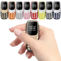 SERVO BM10 Mini-Handy, 2 SIM-Karte, Bluetooth-Kopfhörer, Sprachwechsler, Wählschler, geringe Strahlung, Tonaufnahme, kleines Mobiltelefon
