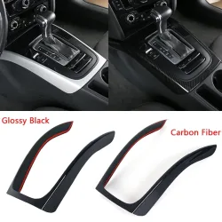 Für Audi A4 B8 A5 2009-2016 Carbon Look Center Interior Konsole Getriebe Shift Rahmen Dekoration Abdeckung Trim auto Zubehör