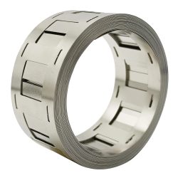 Vernickelungsstreifen, 0,15 x 27 mm, 18650-Lithium-Akku, 20,25 mm Abstand, 2 parallele Punktschweißen, vernickelter Gürtel