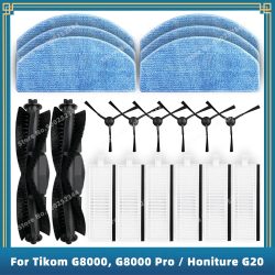 Kompatibel für Honiture G20 Pro, Tikom G8000 Pro, Laresar Evol 3 3S ersatzteile zubehör hauptseite bürsten filter mop