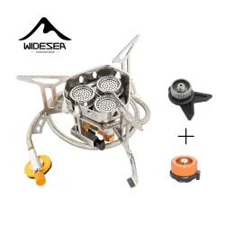 Widesea Camping Tourist Brenner Big Power Gasherd Kochgeschirr Tragbarer Ofen Picknick Grill Tourismusbedarf Outdoor-Erholung