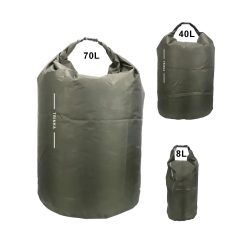 Trockenbeutel zum Rudern, Kajakfahren und Kanufahren, 8L, 40L, 70L, wasserdichte, nicht mit Wasser gefüllte Beutel, geeignet für Outdoor-Reisen