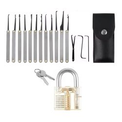 15 stücke Entriegelung Lock Pick Set Schlüssel Extractor Vorhängeschlösser Kit Schlosser Pick Training Kit Pin Gebrochen Schlüssel Hand Werkzeug Schlosser werkzeuge