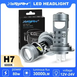 XSTORM H7 LED-Scheinwerfer-Projektor 80W 30000LM Autolampen 9005 9006 H11 LED Canbus Auto- und Motorradlampen Plug & Play