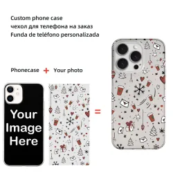 Maßgefertigte Transparente Weiche Handyhülle für Samsung S21 22 23 24 Plus Ultra A30 A50 A70 Weiche Hülle Personalisiertes Design DIY Foto