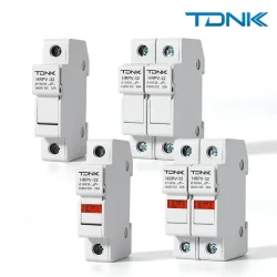 TDNK 1P 2P 1000V Solar-Gleichstrom-Sicherungshalter Photovoltaik-Verbindung 10x38 für PV-Combiner-Box - Solarsystem-Sicherungshalter 6A-32A