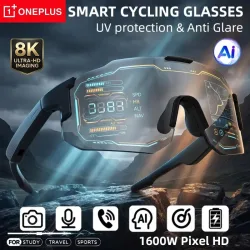 Oneplus Al Smart-Brille 8K Fernbedienung Fotokamera Touch-Aufnahme Übersetzer Sprachassistent Kabellose Bluetooth-Brille