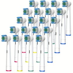 4/12/16/20 Stück Ersatz-Zahnbürstenköpfe, kompatibel mit Oral-B Braun Professionelle elektrische Zahnbürstenköpfe, Bürstenköpfe