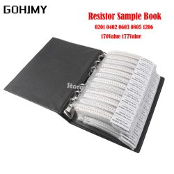 4250PCS 8500PCS 8850PCS 0201 0402 0603 0805 1206 GOHJMY Widerstand Probe leere Buch 1% SMD Sortiertes Kit 10K 100K 200K 1K 1R 100R