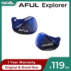 HiFiGo AFUL Explorer Wired Hybrid-Kopfhörer 1DD+2BA Hybrid-In-Ear-Monitore 3D-gedruckte Akustikröhre RLC Division HiFi-Ohrhörer