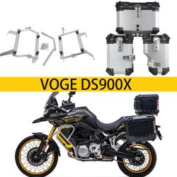 Geeignet für 38L 45L Motorrad VOGE DS900X Gepäckträger Seitenhalterung Aufbewahrungsbox Seitenkoffer Aluminium-Werkzeugkasten Zubehör