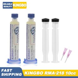 KINGBO RMA-218 10cc Lotflussmittel Lötkolben Schweißflussmittel Unterhaltungselektronik Reparatur Lotpaste für Telefon LED BGA SMD PGA