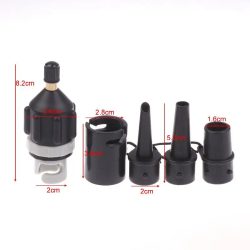 Luftventil-Adapter für SUP Board, aufblasbare Pumpe, Adapter, Paddel, Boot, Kajak, Luftventil, Pumpe, Reifen, Luftanschluss, Combo-Set