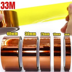 5?40 mm Kapton-Klebeband, Polyimid-Klebeband, isolierendes Klebebanduus????? ? kj? Wärmeband zum Schutz von Platinen