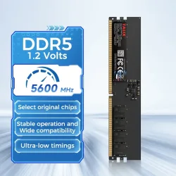 Lenovo TALIX DDR5 32GB 5600MHz Desktop-RAM Hochgeschwindigkeits-1,2V Non-ECC UDIMM-Speicher für Gaming, Videobearbeitung, Büro-Multitasking
