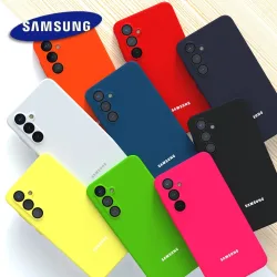 Für Samsung Galaxy A17 A55 A35 A15 A56 A36 A16 A53 A54 A52 Hülle Flüssiges Silikon Handy-Rückseiten-Cover für S26 S25 S24 S23 S22 Schale