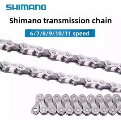 Original Shimano 8/9/10/11/12-Gang Fahrradkette für Mountainbikes und Rennräder, Fahrradzubehör
