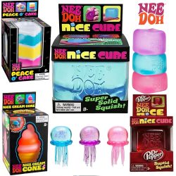 2026! Squishy Schylling Needoh Nice Cube Sensorisches Spielzeug Anti-Stress Stressabbau Puzzle Druckentlastung Souvenir für Kinder ???