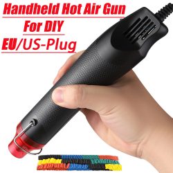 220/110V Heißluftpistole DIY Werkzeug Wärme Elektrowerkzeug Mini Löttemperatur Handwerk Gebläse mit stützender Sitzschrumpfung