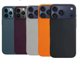 Luxuriöse Farbige Matte Hülle für iPhone 18 17 16 15 14 13 Pro Max 18 17 16 15 14 13 Weiche Flüssigsilikon Ultra Dünne Abdeckung