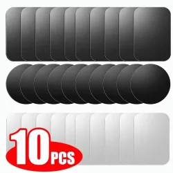 5/10 stücke Magnetische Metall Platte Disk Auto Telefon Halter Aufkleber Magnetische Patch Aufkleber für Tablet Handy Auto Ständer Halterung