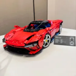 3778-teiliges MOC Technik 1:8 Roter SP3 Supersportwagen Baustein-Set Modell Sammlerstück Ausstellungsstück Montage-Spielzeug Geburtstagsgeschenke