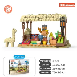 Peru-Serie Bauklötze-Set - Meistverkauftes Neues Produkt Ideales Geburtstagsgeschenk für Kinder Weihnachts-Bauspielzeug-Set