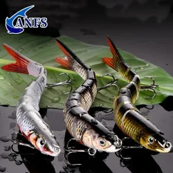Angeln Lockt Multi Jointed Swimbait Kurbel Köder Langsam Sinkende Bionic Künstliche Köder Süßwasser Salzwasser Forelle Bass Fishing Acce