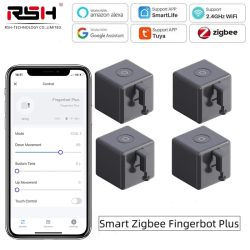 Tuya Zigbee Fingerbot Plus Smart Fingerbot Schalter Taste Drücker APP Timer Sprachsteuerung Funktioniert mit Alexa Google Home Assistant