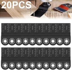 20/5 Stück Multi-Tool-Klingen, oszillierende Sägeblätter, Multifunktions-Sägeblätter, Renovator-Multifunktions-Schneidklingen für Holz, Kunststoff, Metall