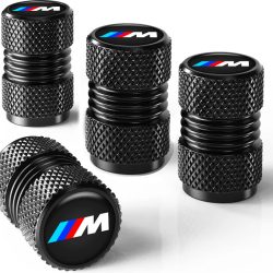 4 Stück Auto-Radventilkappen Luftventilabdeckungen Zubehör für BMW M M3 M5 Performance E36 E39 E46 E53 E90 E60 E61 E93 X3 X1