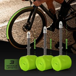 CYCLAMI Abnehmbarer Luftventilkern TPU Road Inner 700c Schlauch Fahrrad Rennrad Ultraleichtes TPU-Material Reifen Französisches Ventil 45 60 80 mm