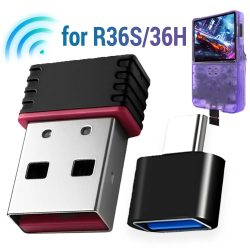 1-2set für R36S Spielkonsole Drahtlose Netzwerk Karte RTL8188FTV USB Wifi Dongle Typ C OTG Adapter für R36/R36H Spiel Zubehör