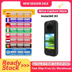 INSTA360, Insta360 X3 ? robuste Action-Kamera mit 1/2-Zoll-48MP-Sensoren, 5.7K Active HDR-Video, 72MP-Foto, 4K-Einzelobjektiv Insta360 X3 Kamera