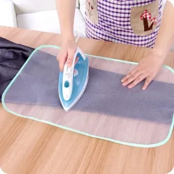 1pc Tuch Schutz Presse Mesh Isolierung Bügelbrett Matte Abdeckung Gegen Drücken Pad Mini Eisen Zufällige Farben
