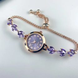 Elegante Frauen Uhren Luxus Strass Armband Armband Quarzuhr Reloj Mujer Mädchen Uhr Geschenk (Ohne Box)