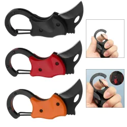 1 Stück kleine Taschen-Karabinerbox für Mini-EDC-Gadgets, Schlüsselanhänger, zusammenklappbares Outdoor-Zubehör