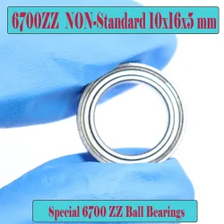 6700ZZ Lager 10x16x5 MM 10 Stück Doppelt geschirmte, nicht standardisierte Spezial-6700 Z ZZ Kugellager 6700Z B032ZZ