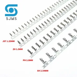 100 teile/los JST1,25 ZH1,5 PH2,0 XH2,54mm terminal Draht Kabel für Gehäuse 1,25mm 1,5mm 2,0mm 2,54mm Weiblich Männlich Stecker