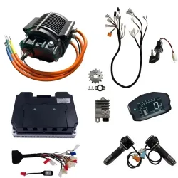 QS MOTOR 12000W Getriebemotor mit Hall-Sensor, Mittelmotor-Antriebsstrang, komplette Umrüstsätze für Elektromotorräder
