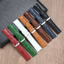 Echtes Leder Uhrenarmband 12/13/14/15/16/17/18/19/20/21/22/23/24/26 mm Schnellverschluss Herren Damen Universal Rindsleder Armband