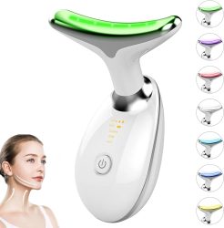 USB-Gesichts massage gerät ems Photonen therapie Gesicht Hals heben Schönheit straffen Gerät dünn Doppel kinn entfernen Hals linien Gesichts massage gerät