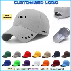 Individuelles Logo Hut Unisex Baseball Kappe Männer Frauen Snapback Hut Lässig Einfarbig Hip Hop Papa Caps Erwachsene Sport Hut gorras hombre