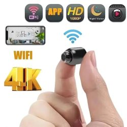Mini-Kamera, 1080P, klare Nachtsicht, leicht, tragbar, Premium-Kameras, Bewegungserkennung, kabellose Überwachungsschutzkamera