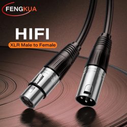 XLR-Kabel, Karaoke-Mikrofon, Sound Cannon, XLR-Verlängerungskabel für Audio-Mixer, Verstärker, symmetrisches analoges Audio, 3-poliges XLR-Kabel