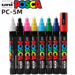 Uni posca Acrylmarker, PC-5M, 29 Farben, Rotulador Permanent, POP-Poster/Graffiti/Farbe, ?? Font, Glas, Rock, Keramikmarker