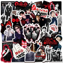 50 Stück Arirang Boygroup-Album Gemischte Koreanische Gruppen Handkonto Wasserfeste DIY-Aufkleber